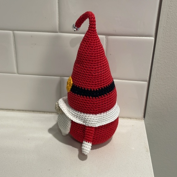Handcrafted Santa Gnome Seasonal Christmas Crochet Decor Winter - Picture 10 of 12